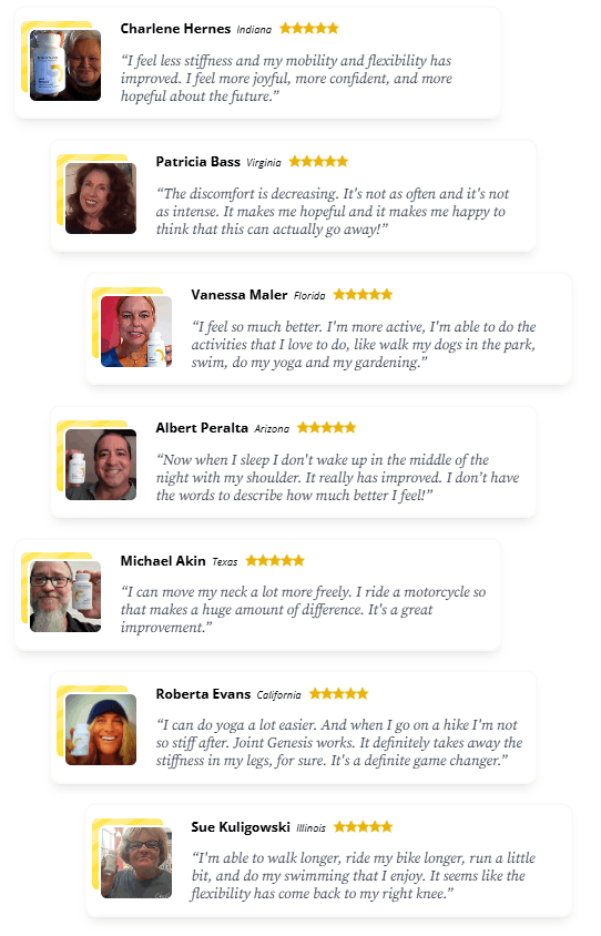 Joint Genesis reviews and complaints overview for seniors evaluating effectiveness and value