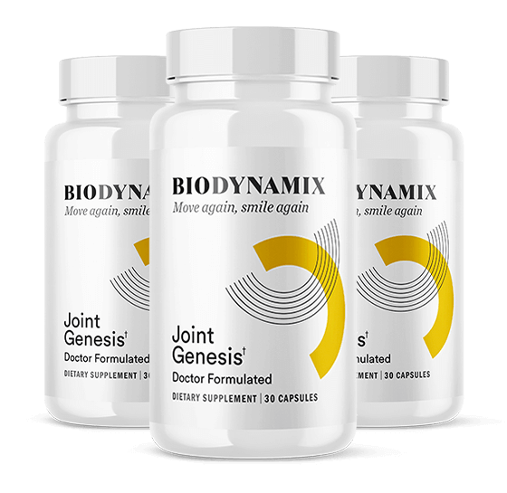 Joint Genesis Most Popular package, 3 bottles joint support, 90-day supply